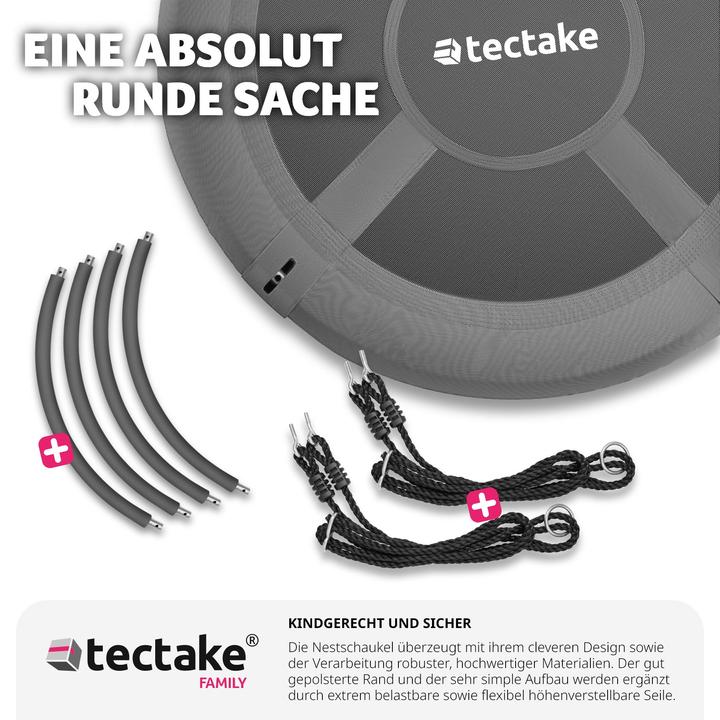 Image du produit tectake Swayer Nest Swing, hauteur réglable, 300 kg
