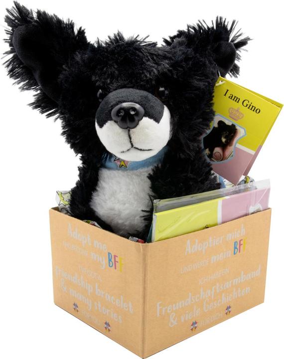 Immagine prodotto Maja von Hohenzollern Gino Adopt Me Peluche 18 cm Con Braccialetto In Peluche E Libretto Con 6 Storie (Lingua: Tedesco E R (18 cm)