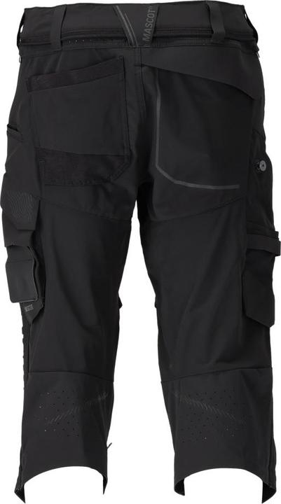 Produktbild Mascot Stretch ¾-Hose m. Knietaschen schwarz, Gr.C54