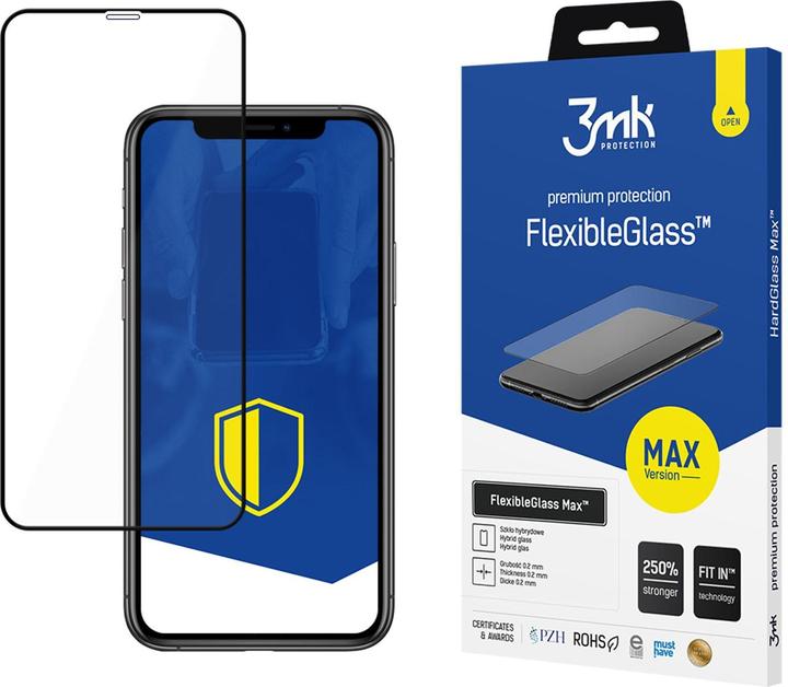 Immagine prodotto 3MK Protettore di schermo Hardglass Max (1 Pezzo/i, Apple iPhone 11)