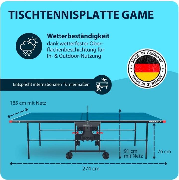 Produktbild Hudora Tischtennistisch Game
