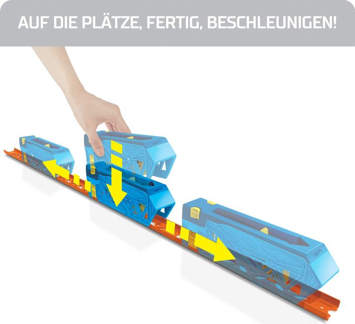 Image du produit Hot Wheels Track Builder Unlimited - Coffret Lancement Turbo - Petite Voiture / Circuit - Dès 6 ans