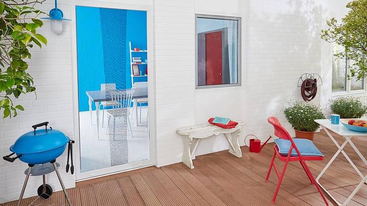 Actual product image tesa Insect screen COMFORT for windows, with Velcro tape, self-adhesive, without drilling (120 x 250 cm)