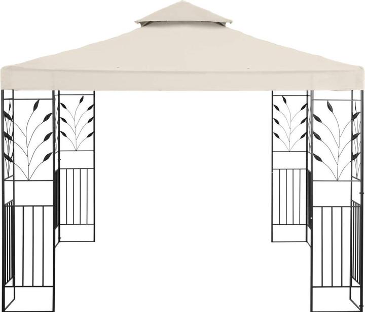 Actual product image Uniprodo Garden Pavilion - 3 x 3 m - 180 g/m² - cream (300 cm, 300 cm)