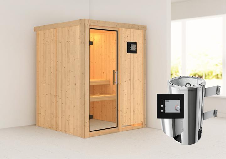Produktbild Karibu Minja ohne Dachkranz (Plug & Play 3,6 KW externe Steuerung)
