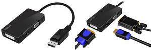Produktbild LogiLink 4K DisplayPort Adapter (DVI, HDMI, VGA, 15 cm)