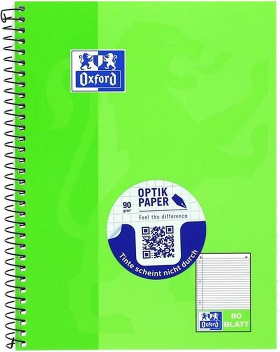 Actual product image Oxford College notebook (A5, Lined, Hardcover)