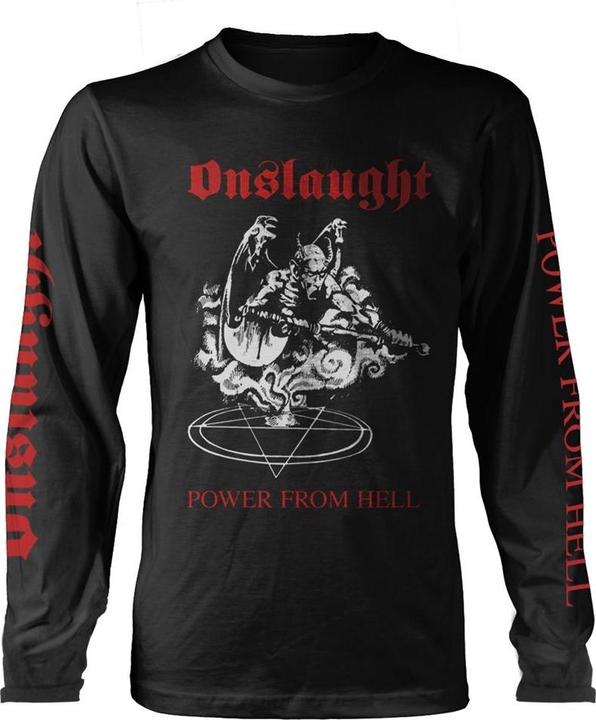 Onslaught Power From Hell TShirt Langärmlig (S)