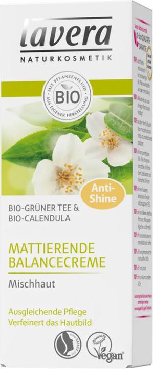 Actual product image Lavera Mattifying Balance Cream Green Tea (50 ml)