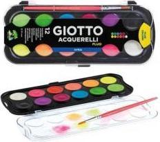 Actual product image Giotto Acquerelli Fluo Farben 12 Farben (Mixed colours)