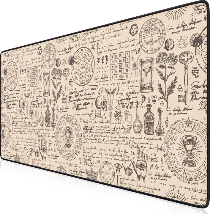 Immagine prodotto Titanwolf Tappetino per mouse da gioco, 900 x 400 mm XXL, migliora la precisione e la velocità, Alchemy (XXL)
