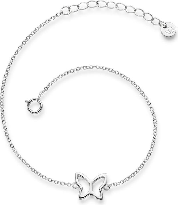 Produktbild Glanzstücke München Damen Schmetterling Sterling Silber silber 17,0 cm Basislänge + 3,0 cm Verlängerung - 6014 (17 cm, Sterling Silber)