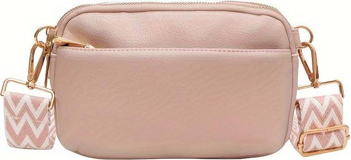 Only-Bags.Store Mini-Crossbody-Tasche, quadratische Geldbörse mit breitem Schulterriemen, stilvolle