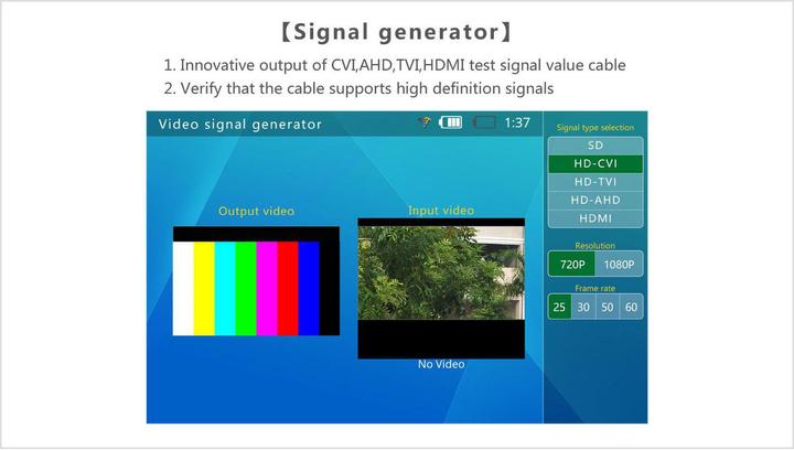 Actual product image Ernitec 7" touch screen test monitor