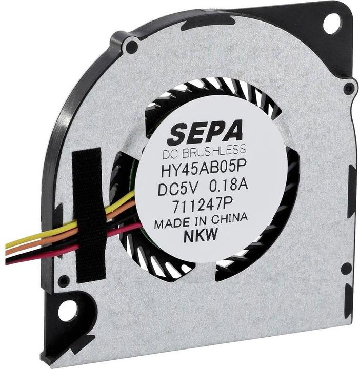 Actual product image SEPA HY45AB05PSE26A-BLI Centrifugal fan 5 V 1.92 mü/h (L x W x H) 45 x 45 x 4.3 mm (45 mm)