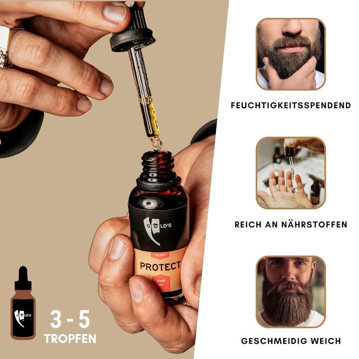 Produktbild Gold's Golds Bartöl Protect (30 ml)