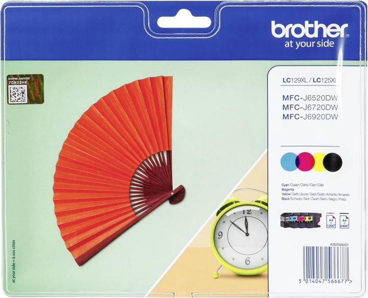 Actual product image Brother LC-129XL Value Pack (M, FC, Y, C)