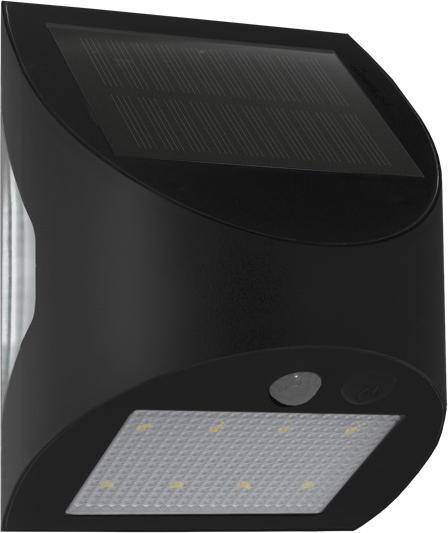 Actual product image Century Arcadia Max Solar LED wall light black (300 lm, IP65)