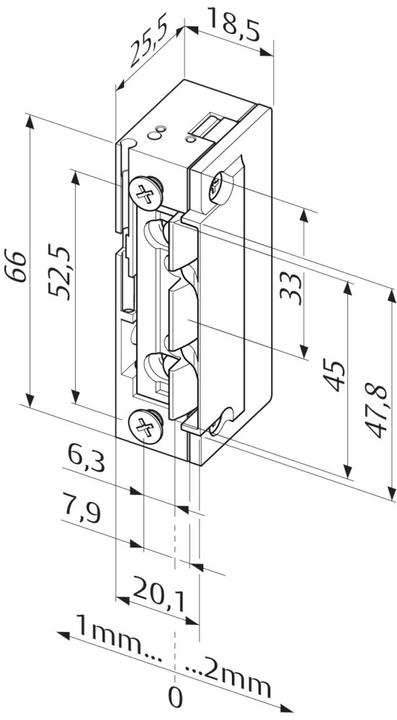 Produktbild effeff Elektro-Türöffner (Indoor)
