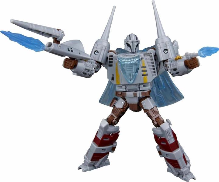 Actual product image Hasbro Star Wars x Transformers action figure The Mandalorian / N-1 Starfighter 19 cm