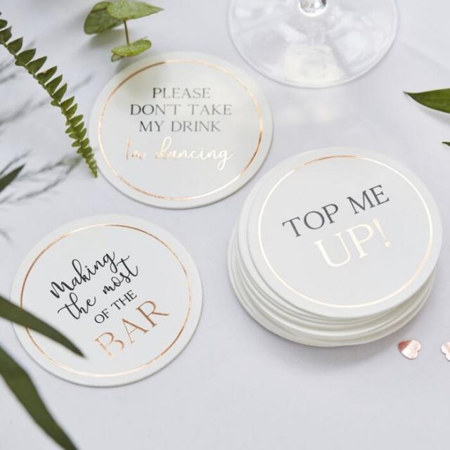 Image du produit Ginger Ray Dessous de verre pour le mariage