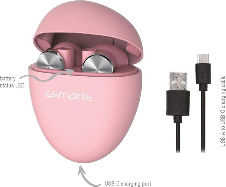 Actual product image 4smarts TWS Pebble (No noise cancelling, 16 h, Wireless)