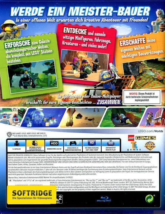 Actual product image WB LEGO Worlds (PS4, DE, FR)