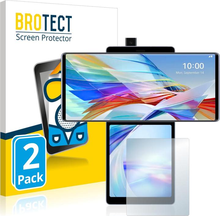 Actual product image BROTECT Anti-glare screen protector matt (2 Piece, LG Wing)