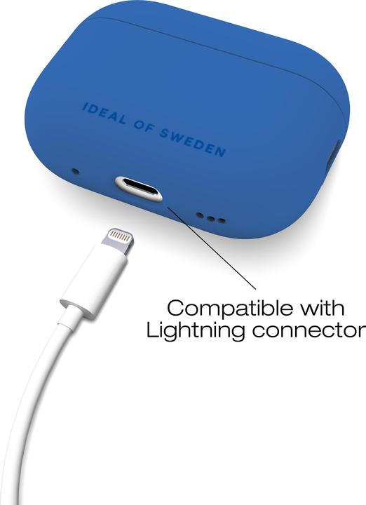 Productafbeelding iDeal Of Sweden Siliconen AirPods hoesje PRO 1/2 Kobaltblauw