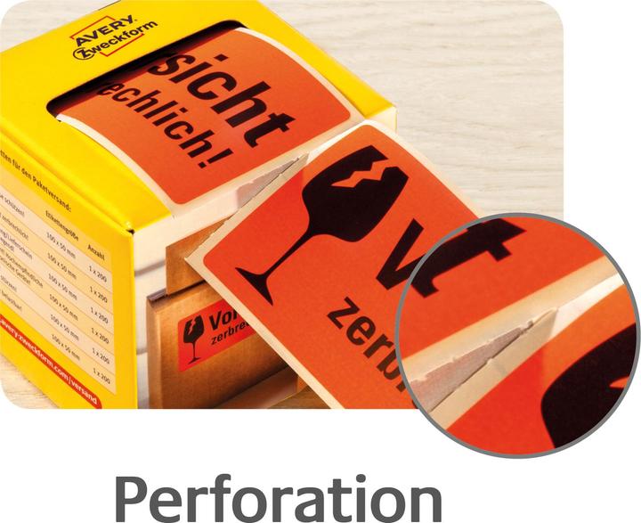 Actual product image Avery Warn labels