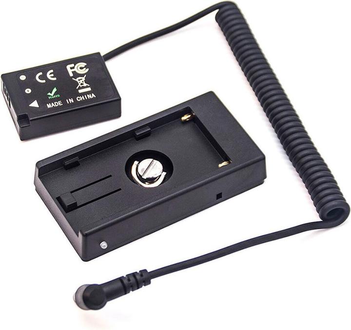 Produktbild Caruba Canon LP E17 (DR E18) Dummy Batterie + F970 Batteriezwickel (Federkabel) (Kamera Akku)