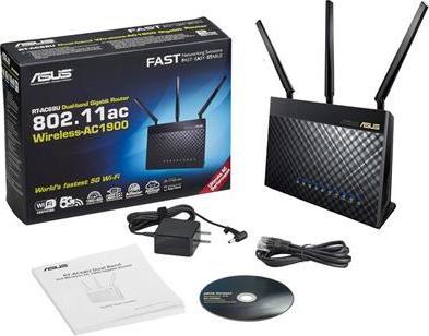 Actual product image ASUS RT-AC68U, AC1900 AiMesh