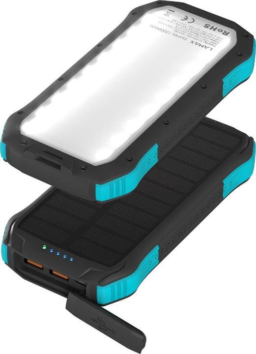 Image du produit Lamax Journey Lithium Polymer (LiPo) Chargement sans fil Noir (12000 mAh, 20 W, 44.40 Wh)