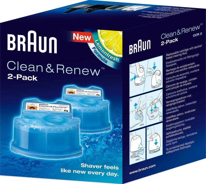 Image du produit Braun 2 cartouches de nettoyage (2 x)