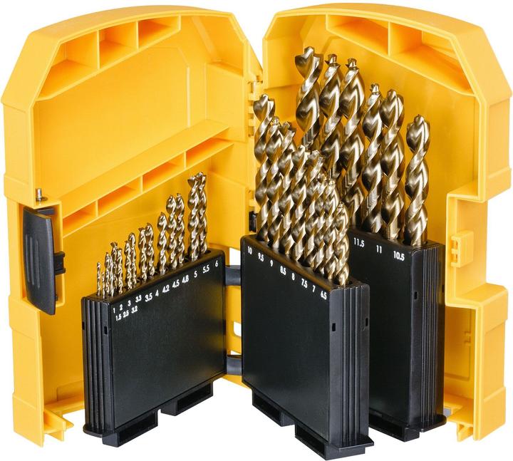 Produktbild DeWalt Extreme 2 HSSG (1 mm, 1.5 mm, 2 mm, 2.5 mm, 3 mm, 3.5 mm, 4 mm, 4.5 mm, 5 mm, 5.5 mm, 6 mm, 6.5 mm, 7 mm, 7.5 mm, 8 mm, 8.5 mm, 9 mm, 9.5 mm, 10 mm, 10.5 mm, 11 mm, 11.5 mm, 12 mm, 12.5 mm, 13 mm, 3.2 mm, 3.3 mm, 4.2 mm, 4.8 mm)