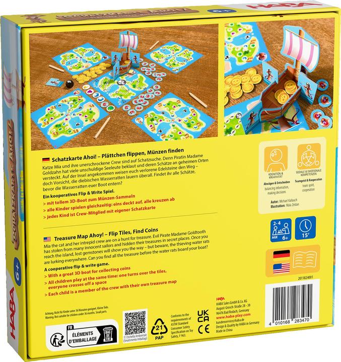 Image du produit Haba Carte au trésor Ohé! (Anglais, Allemand)