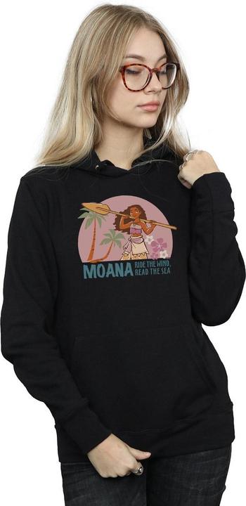 Actual product image Disney Womens/Ladies Moana Read The Sea Hoodie (S)