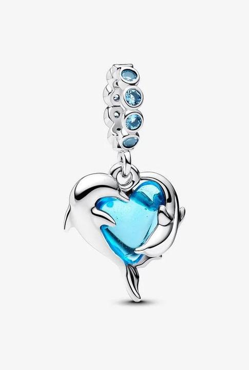 Produktbild Pandora Blauer Delfin-Anhänger aus Muranoglas (Murano-Glas)