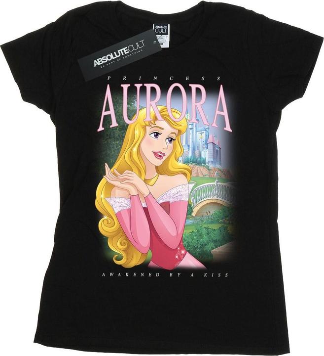 Actual product image Disney Womens/Ladies Sleeping Beauty Aurora Montage Cotton T-Shirt (XL)