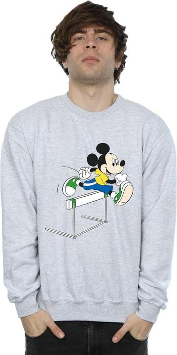 Actual product image Disney Mens Mickey Mouse Hurdles Sweatshirt (M)