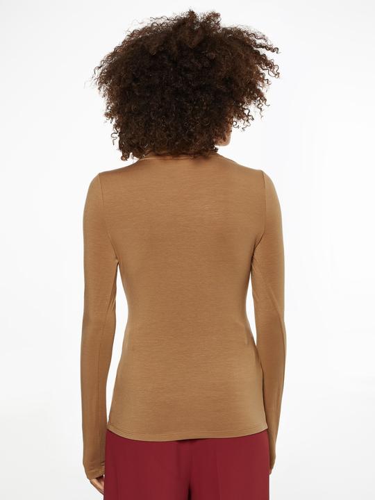 Produktbild Tommy Hilfiger Rollkragenpullover für Damen, schmaler Rollkragenpullover aus weichem Tencel (S)