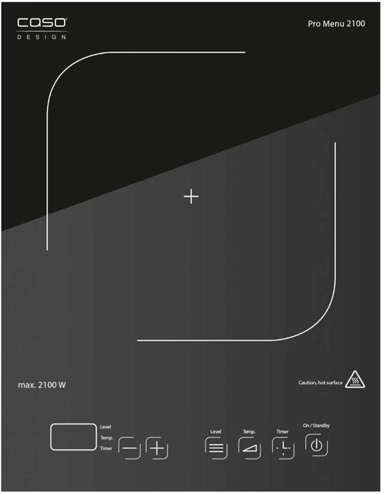 Produktbild Caso Induktionskochfeld Pro Menu 2100
