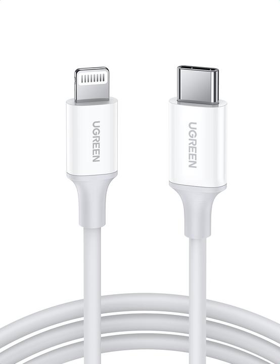 Image du produit Ugreen Lightning USB-C PD Fast Charge MFi (0.50 m, USB 2.0, 18 W)