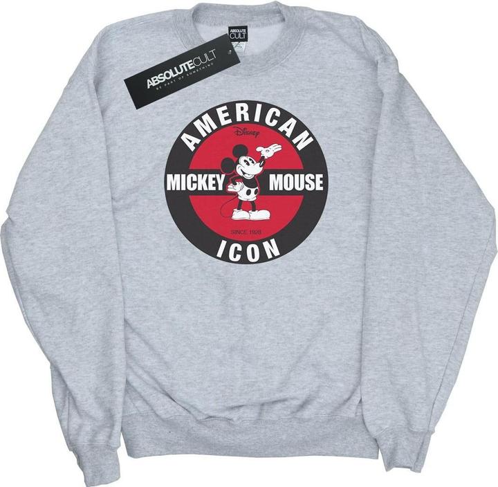Actual product image Disney Womens/Ladies Mickey Mouse American Icon Sweatshirt (M)