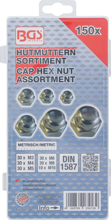 Produktbild BGS Hutmuttern-Sortiment