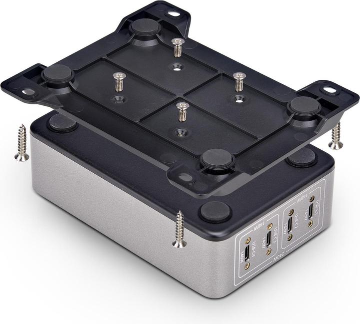 Actual product image StarTech .com 424DEU-USB-C-CHARGER, Drinnen, AC, 28 V, 1,8 m, Grau (240 W)