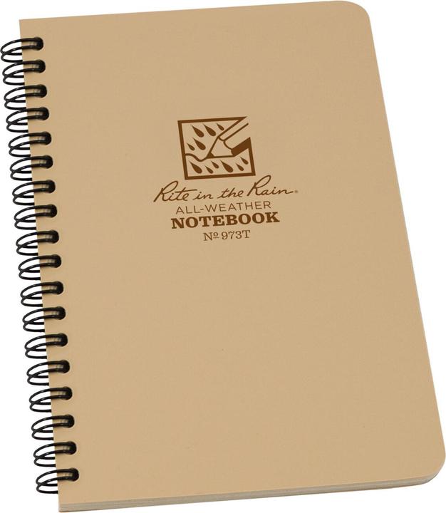 Rite in the Rain 4.625 X 7 Allwetter Notizbuch 973T (Harter Einband)