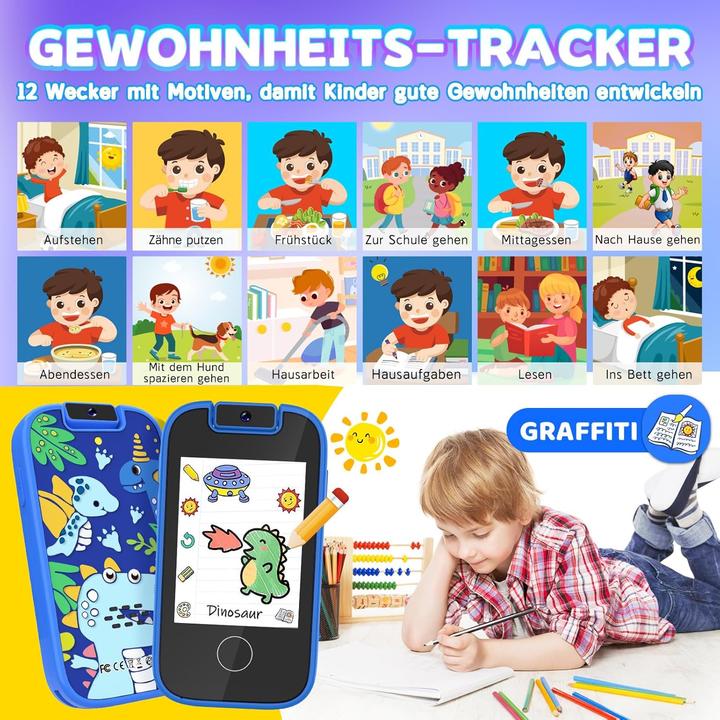 Image du produit Dhapy Kinder Smartphone mit Touchscreen und MP3 Funktion