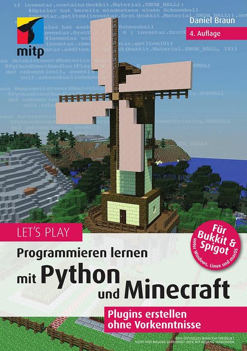Produktbild Let‘s Play. Programmieren lernen mit Python und Minecraft (Deutsch, Daniel Braun, 2023)