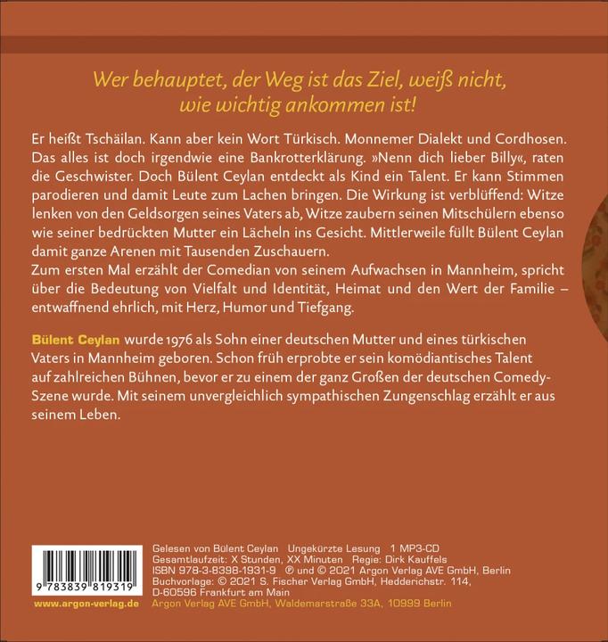 Produktbild Ankommen (Bülent Ceylan, Deutsch)